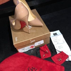 Christian Louboutin nude So Kate 120 Patent